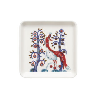 iittala Taika  plate square 12 x 12cm. white