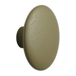 muuto dots wood brown green 13 cm