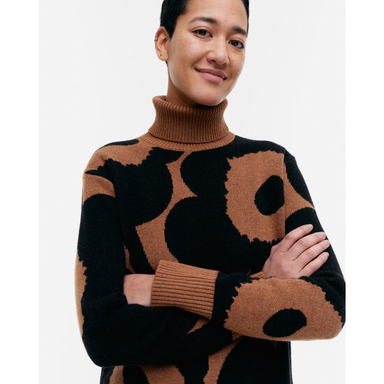 Marimekko marimekko Vinni Unikko knitted wool pullover L