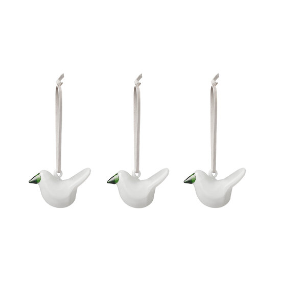 Iittala iittala glass bird mini white set 3