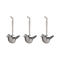 Iittala mini glass birds grey 3set