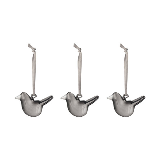 Iittala Iittala mini glass birds grey 3set