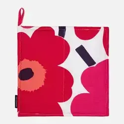 marimekko Pieni Unikko pot holder red