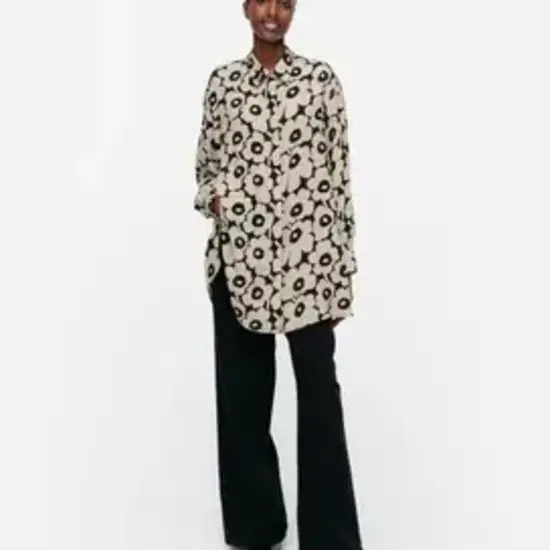 Marimekko marimekko Sivuta Mini Unikko cupro shirt size:44