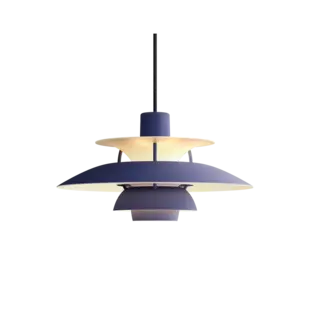 Louis Poulsen PH5 mini monochrome dusty indigo E14