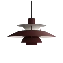 Louis Poulsen PH5 monochrome burgundy E27