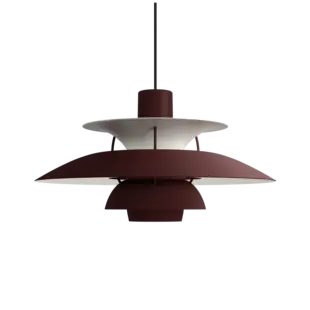 Louis Poulsen PH5 monochrome burgundy E27