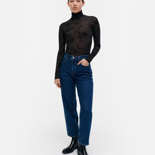 marimekko Vilina Unikko turtleneck shirt M