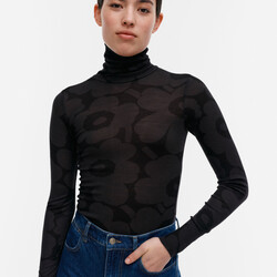 marimekko Vilina Unikko turtleneck shirt L