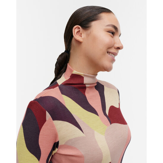 Marimekko marimekko Veduta Kamelia wool turtleneck shirt M