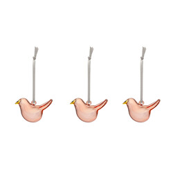 Iittala mini glass birds pink 3set