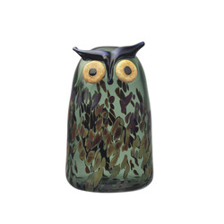 iittala Long-eared owl 110 x 175 mm pine green