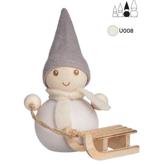 Aarikka aarikka elf frost met slee