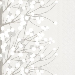 marimekko LUMIMARJA wit servetten