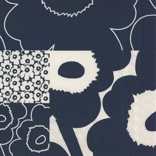 marimekko UNIKKO KOLLAASI dark blue servetten