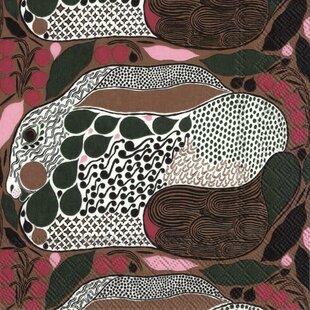 marimekko RUSAKKO blue servetten S