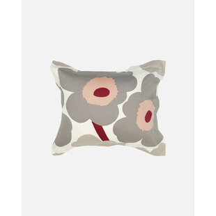 marimekko unikko satin pillow cover 50x70/75 cm.