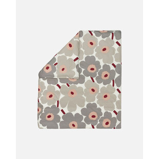 marimekko unikko satin duvet cover 240x 220 cm