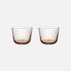 marimekko Syksy glass tumbler copper 2 dl, 2 pcs