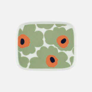 marimekko unikko plate 15 x 12 cm