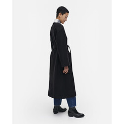 marimekko formaali solid black coat relaxed fit mt. M