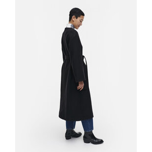 marimekko formaali solid black coat relaxed fit mt. M