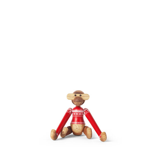 Kay Bojesen kay bojesen monkey chrismas jumper 2025 mini red