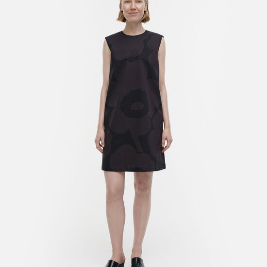 Marimekko marimekko siluetti unikko dress mt. 40 black