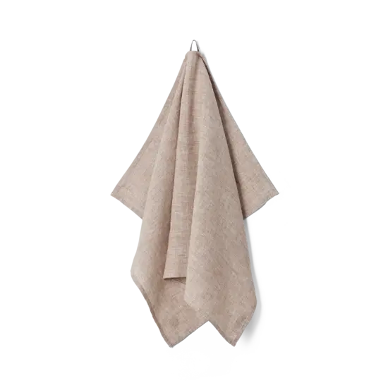Georg Jensen Damask Georg Jensen Damask Plain Ler melange Theedoek 50 x 80 cm