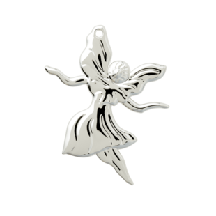 Rosendahl kersthanger Dancing angel silver plated