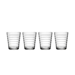 iittala aino aalto tumbler 22cl clear 4pcs