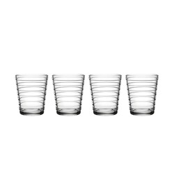 Aino Aalto tumbler 22cl clear 4 pcs