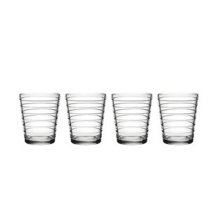 iittala aino aalto tumbler 22cl clear 4pcs