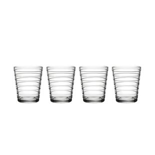 Aino Aalto tumbler 22cl clear 4 pcs