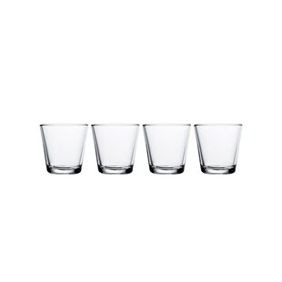 iittala kartio tumbler 21cl clear 4pc