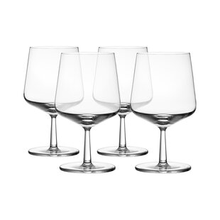 iittala essence beer glass 48cl clear 4pc