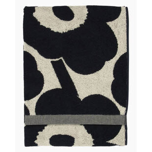 marimekko towel unikko  dark blue 70x150 cm