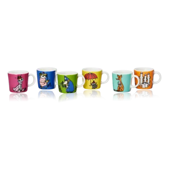 Moomin moomin minimug set 6pc