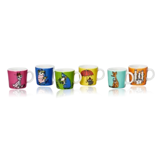 Moomin moomin minimug set 6pc