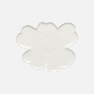 marimekko Unikko Serving Plate 32 Cm White