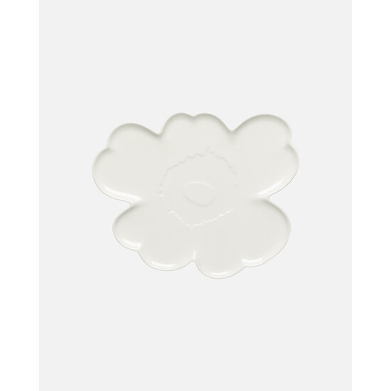 Marimekko marimekko unikko serving plate 32 cm white