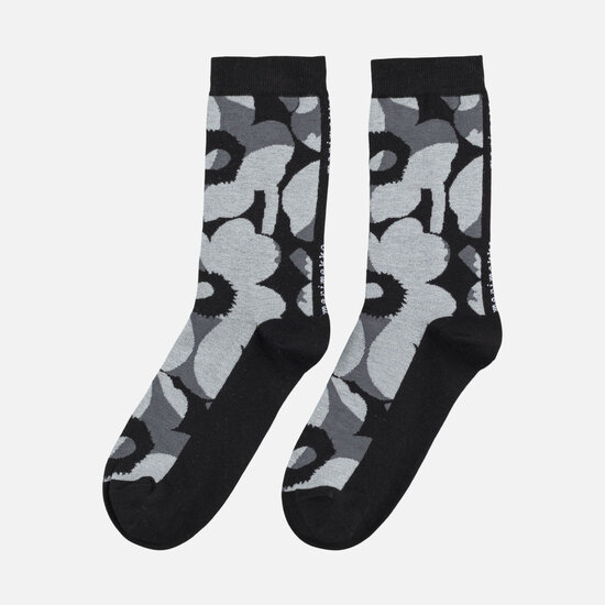 Marimekko marimekko linjaus unikko sokken grey 37-39 mt