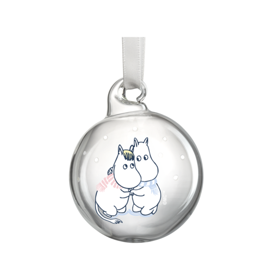 Muurla Muurla Moomin Christmas bauble Let it Snow Ø5cm set of 4
