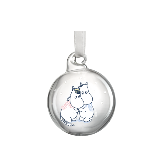 Muurla Muurla Moomin Christmas bauble Let it Snow Ø5cm set of 4