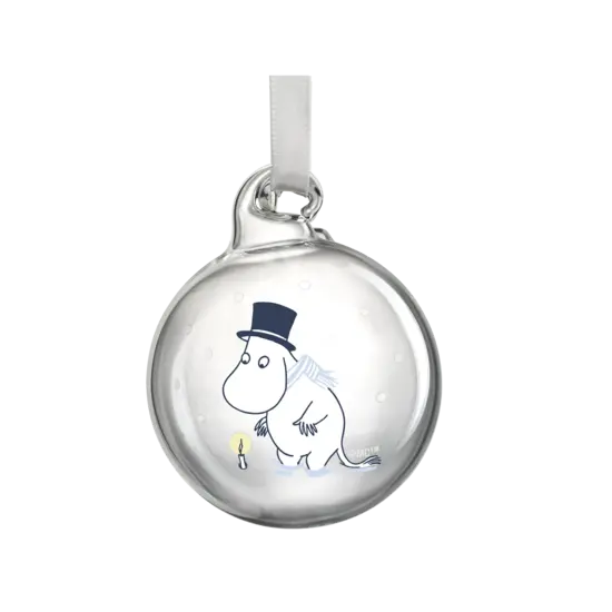 Muurla Muurla Moomin Christmas bauble Let it Snow Ø5cm set of 4