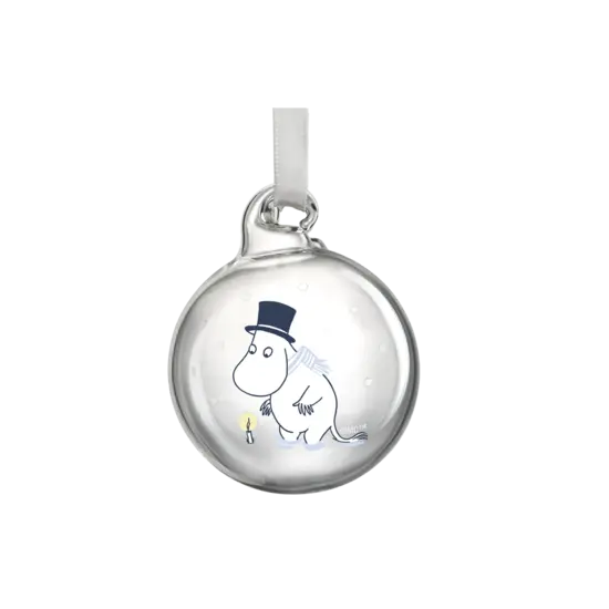 Muurla Muurla Moomin Christmas bauble Let it Snow Ø5cm set of 4