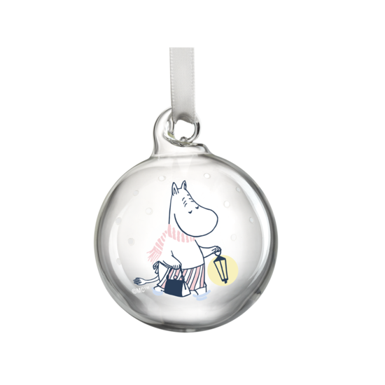Muurla Muurla Moomin Christmas bauble Let it Snow Ø5cm set of 4