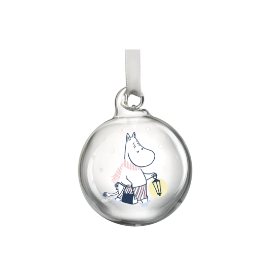 Muurla Muurla Moomin Christmas bauble Let it Snow Ø5cm set of 4