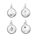 Muurla Muurla Moomin Christmas bauble Let it Snow Ø5cm set of 4