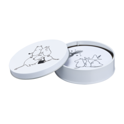 Muurla Coasters 4pcs in a tin jar Moomin 80
